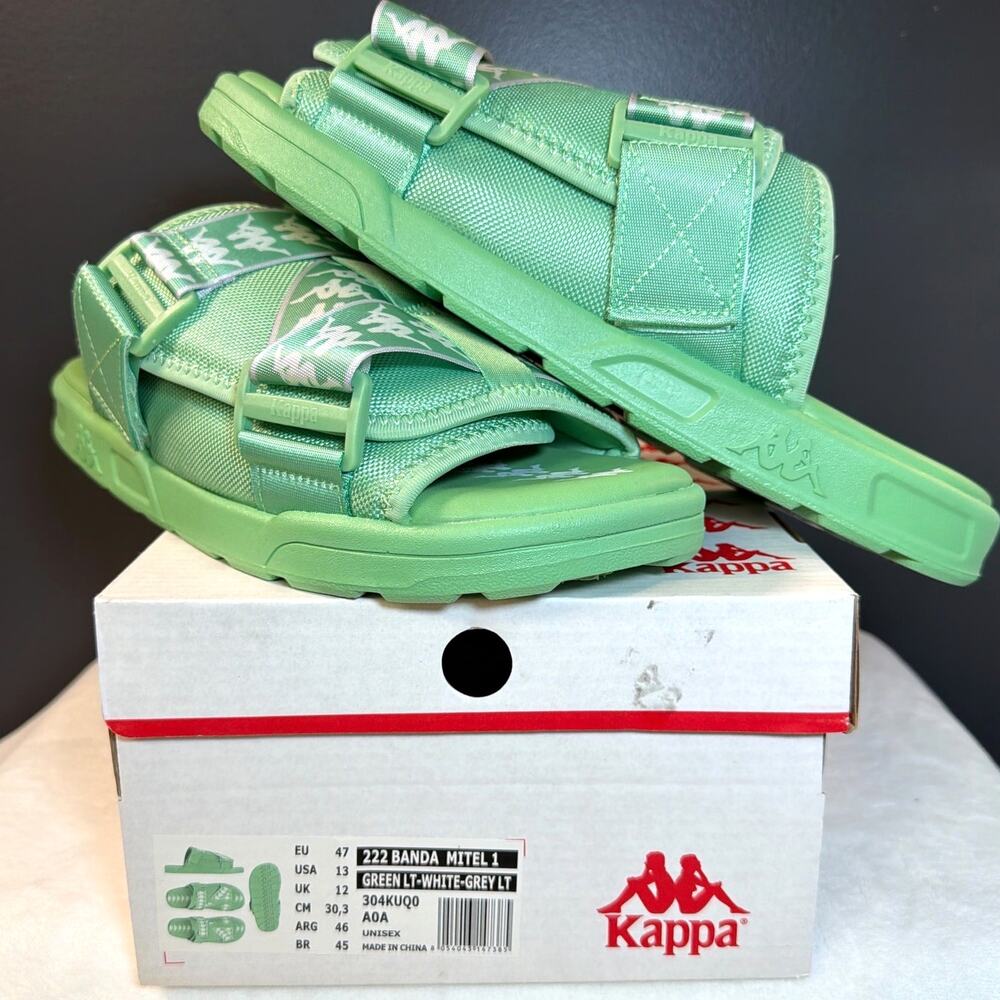 Kappa 222 Banda Mitel 1 Slide Sandals – Green | 304KUQ0 | 13M